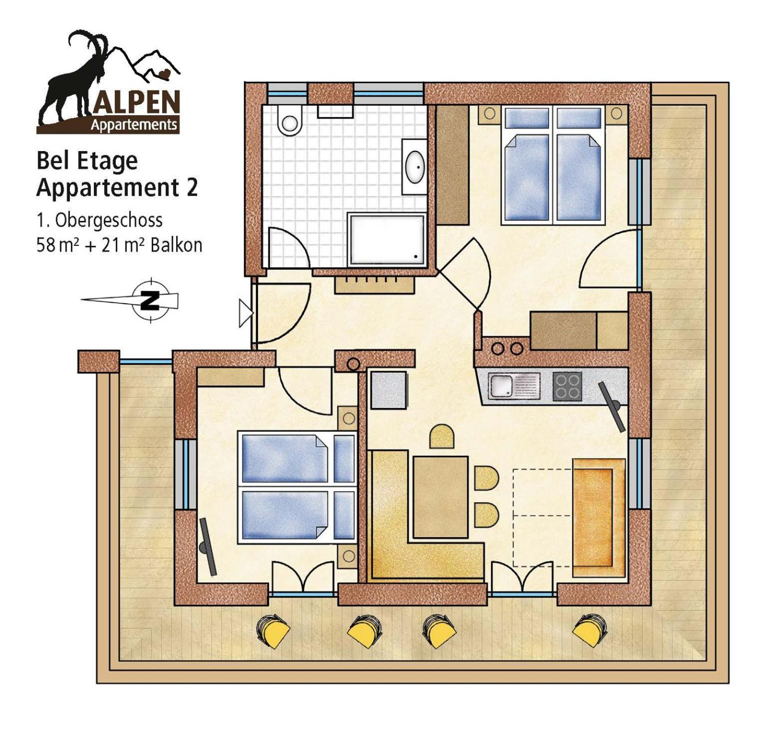 Alpen Appartement Beletage Mayrhofen Quarto foto